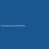 Rustikale Baumwolle-Platte